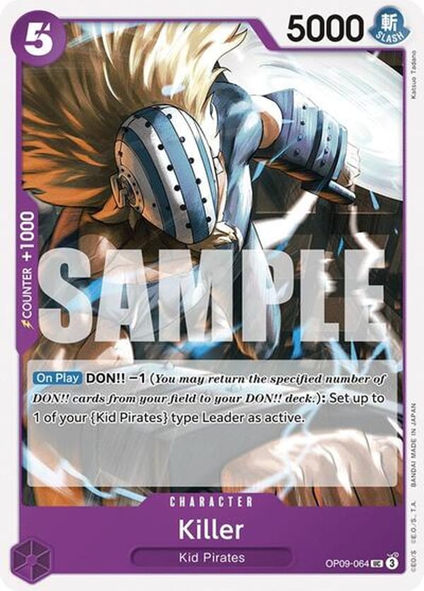 Killer OP09-064 — English OP-09 printing