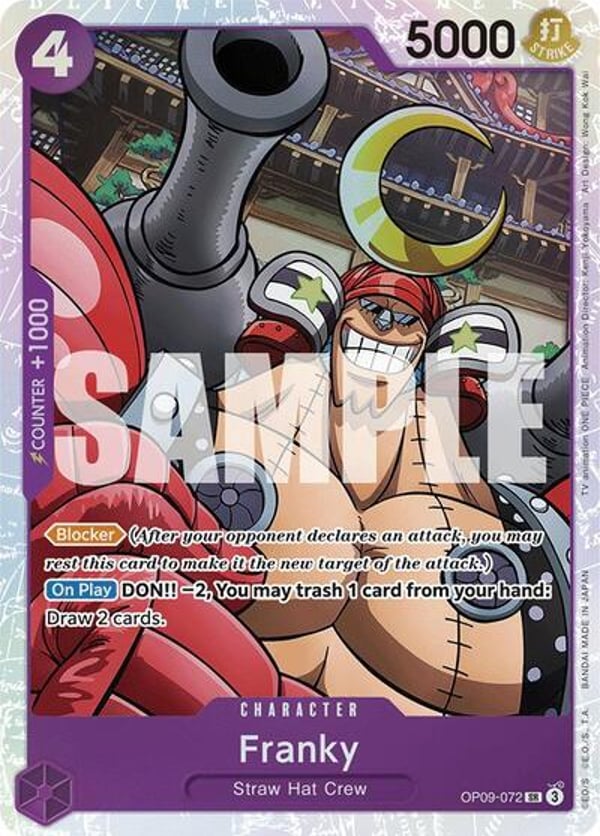 Franky OP09-072 — English OP-09 printing