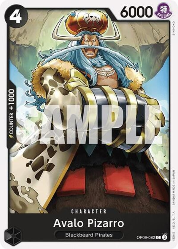Avalo Pizarro OP09-082 — English OP-09 printing