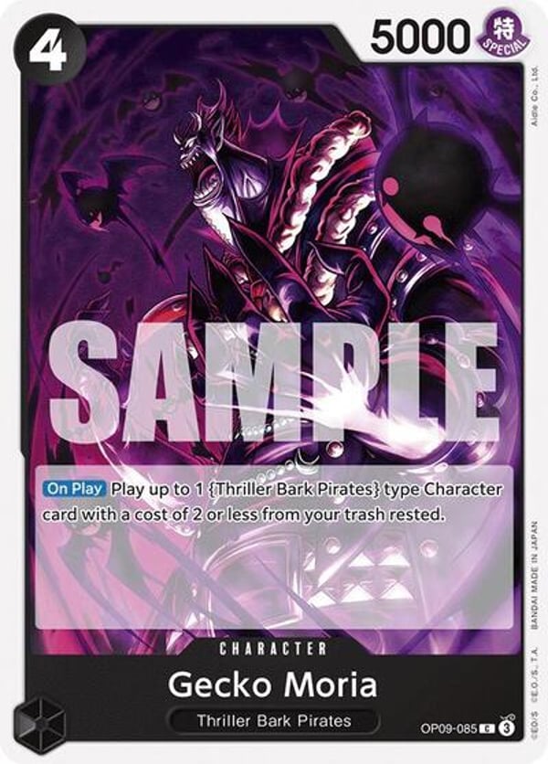 Gecko Moria OP09-085 — English OP-09 printing