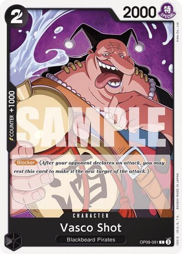 Vasco Shot OP09-091 — English OP-09 printing