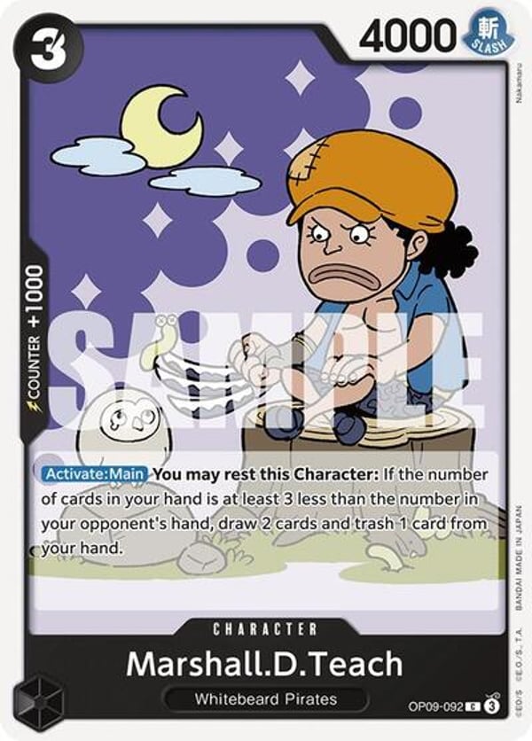Marshall.D.Teach (092) OP09-092 — English OP-09 printing