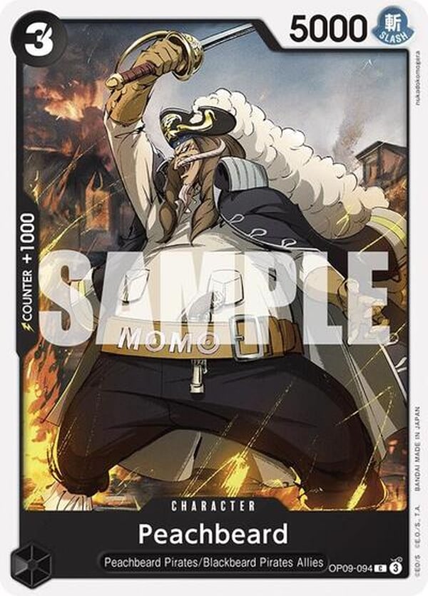 Peachbeard OP09-094 — English OP-09 printing