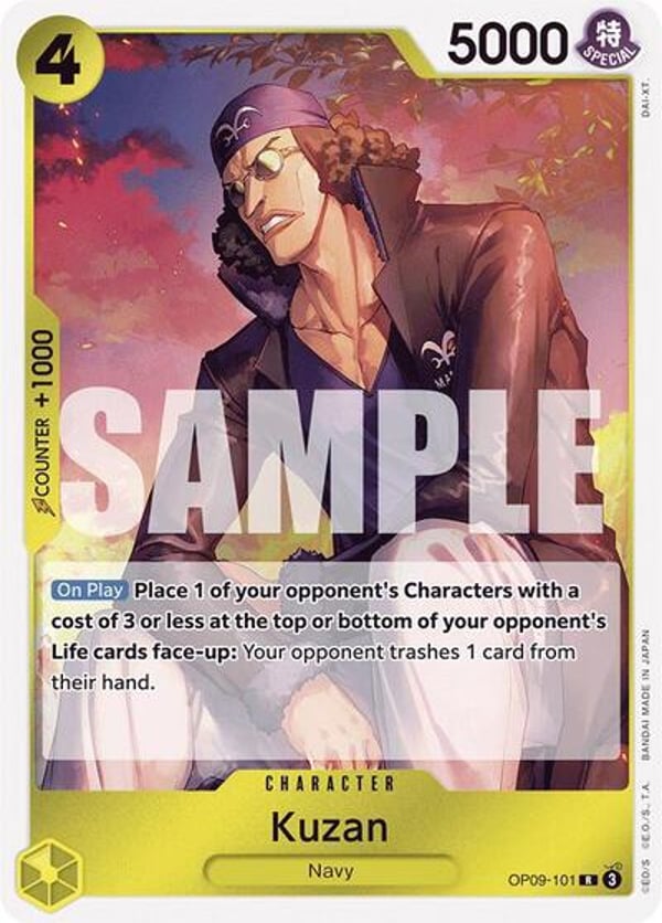 Kuzan OP09-101 — English OP-09 printing
