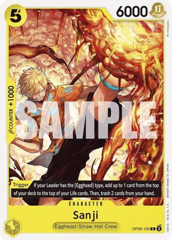 Sanji (105) OP09-105 — English OP-09 printing