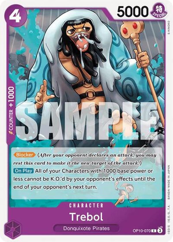 Trebol OP10-070 — English OP-10 printing