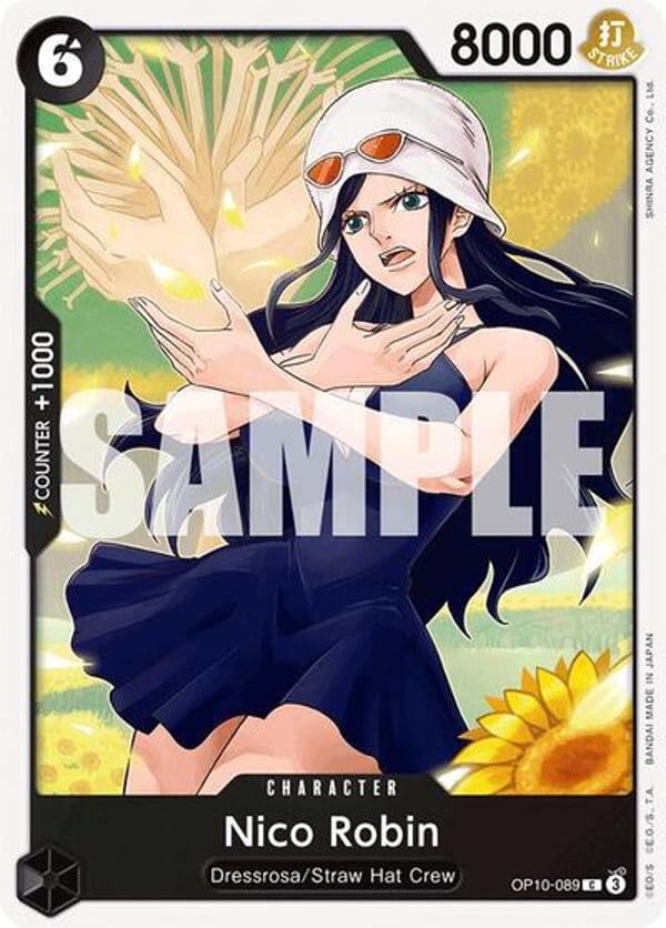 Nico Robin OP10-089 — English OP-10 printing
