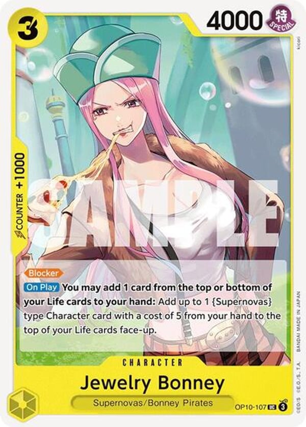 Jewelry Bonney OP10-107 — English OP-10 printing