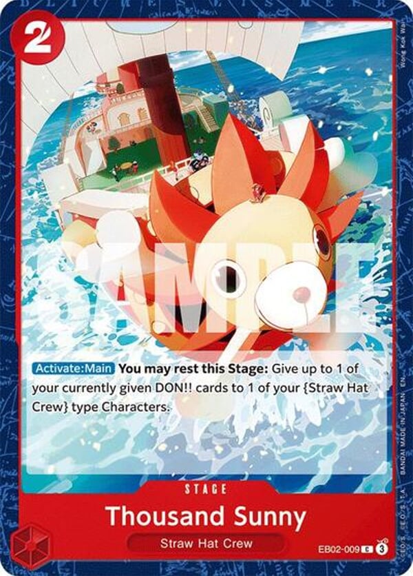 Thousand Sunny EB02-009 — English EB-02 printing