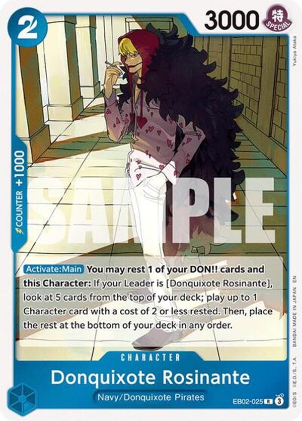 Donquixote Rosinante EB02-025 — English EB-02 printing