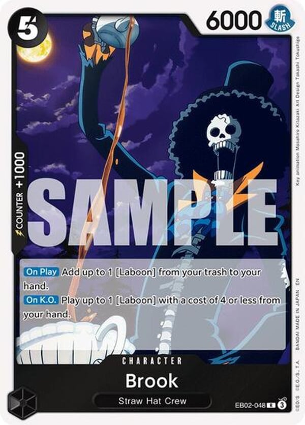 Brook EB02-048 — English EB-02 printing