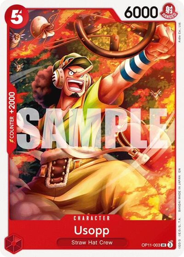 Usopp OP11-003 — English OP-11 printing