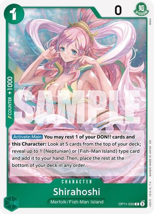 Shirahoshi (030) OP11-030 — English OP-11 printing