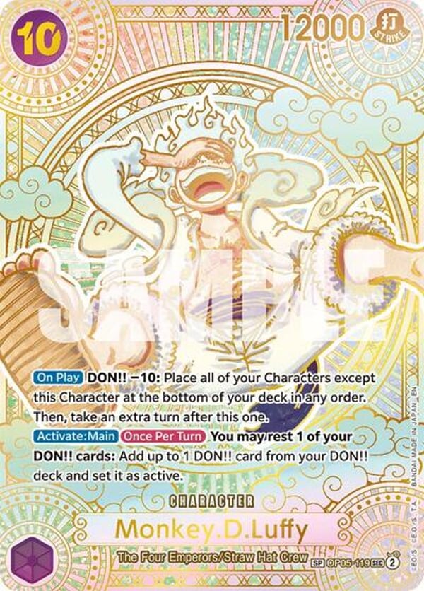 Monkey.D.Luffy (119) (SP) (Gold)