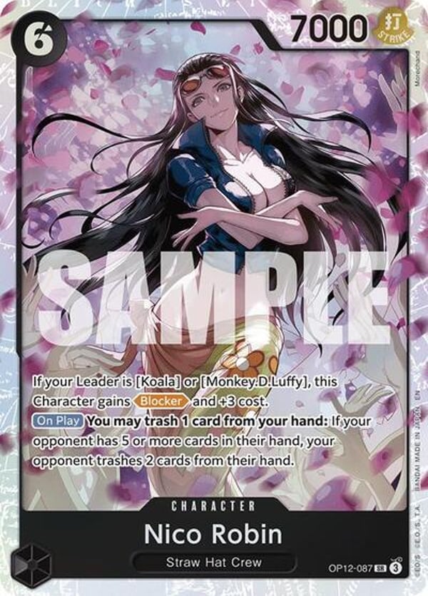 Nico Robin OP12-087 — English OP-12 printing
