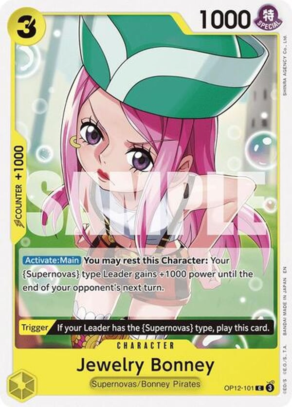 Jewelry Bonney (101) OP12-101 — English OP-12 printing