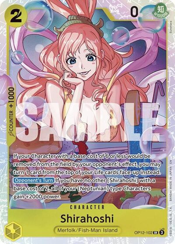 Shirahoshi OP12-102 — English OP-12 printing
