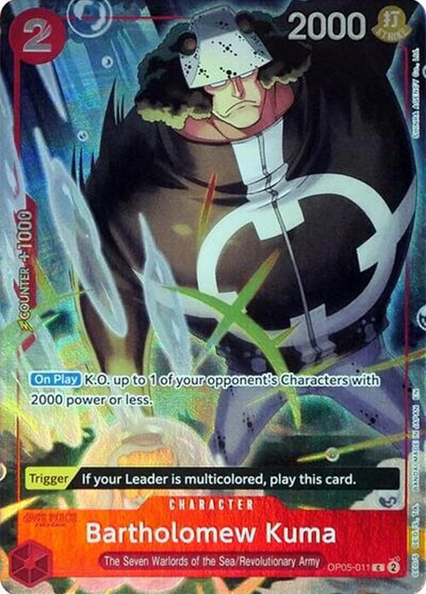 Bartholomew Kuma (Seven Warlords of the Sea Binder Set)
