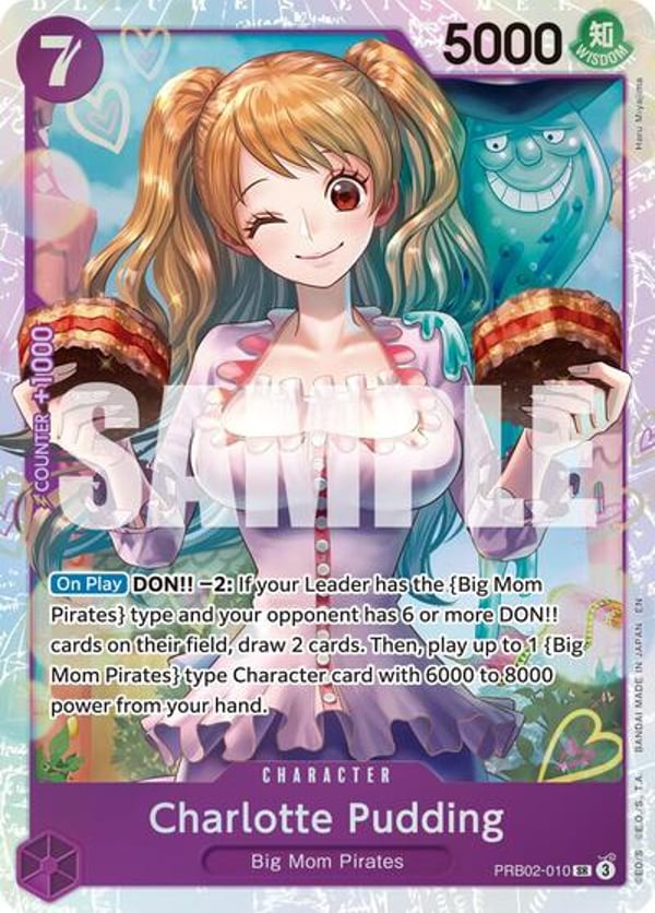 Charlotte Pudding PRB02-010 — English PRB-02 printing