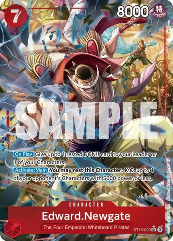 Edward.Newgate (Alternate Art) ST15-002 — English PRB-02 printing