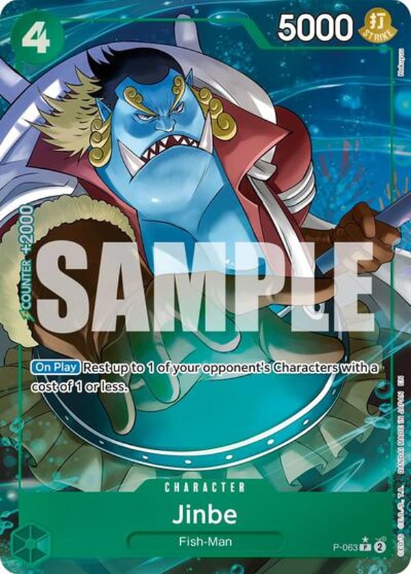Jinbe (Alternate Art) P-063 — English PRB-02 printing