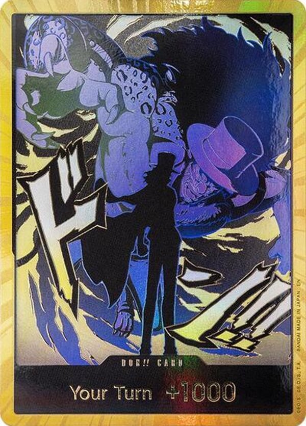 DON!! Card (Rob Lucci) (Gold)  — English PRB-02 printing