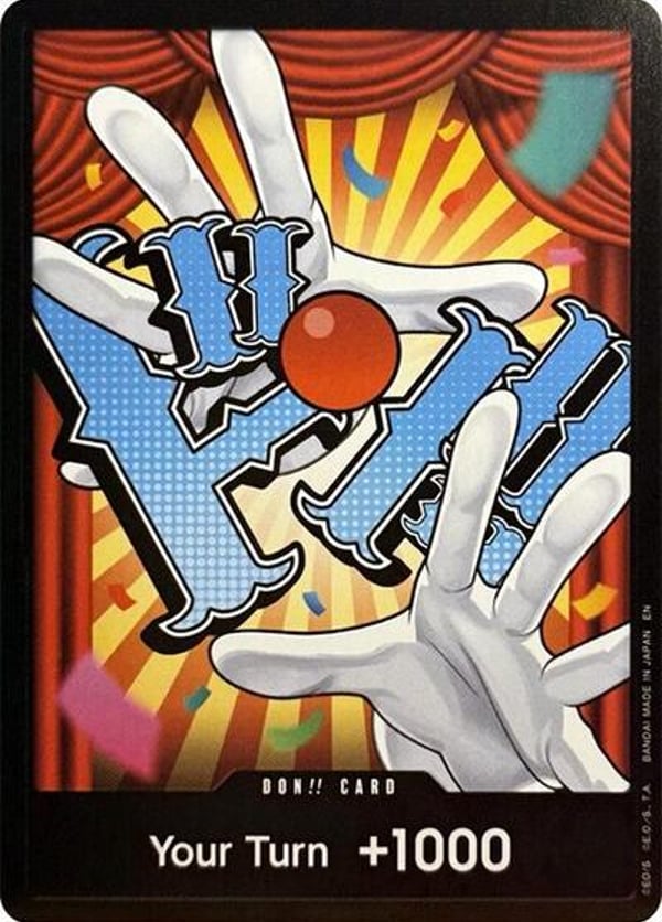 DON!! Card (Buggy)  — English PRB-02 printing