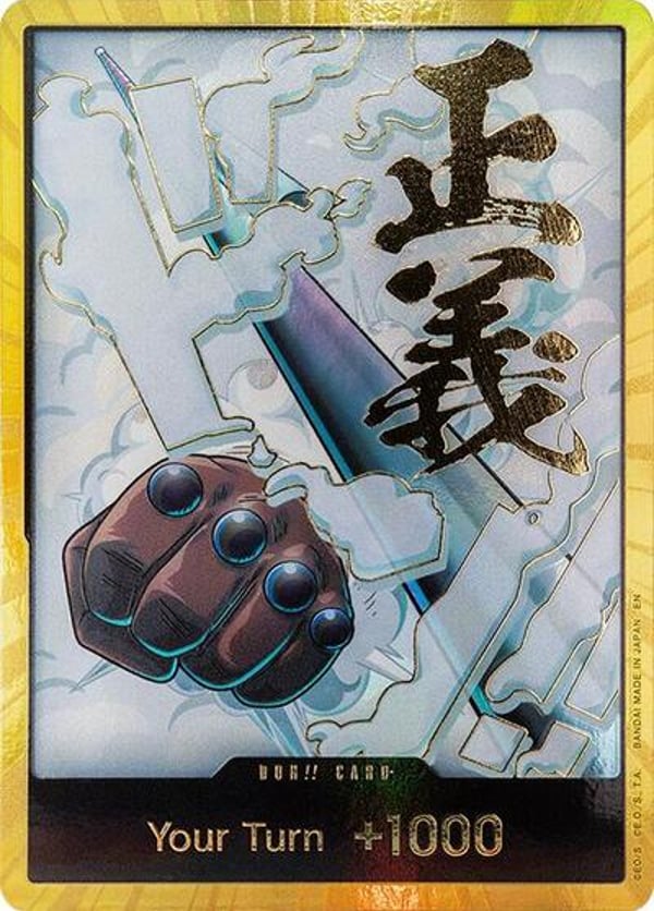 DON!! Card (Smoker) (Gold)  — English PRB-02 printing