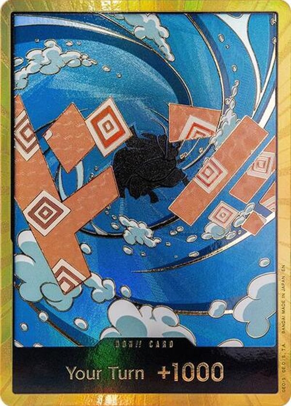 DON!! Card (Jinbe) (Gold)  — English PRB-02 printing