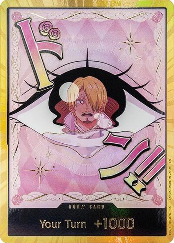 DON!! Card (Pudding) (Gold)