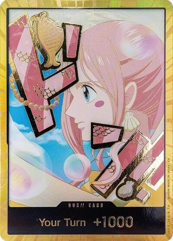 DON!! Card (Shirahoshi) (Gold)  — English PRB-02 printing