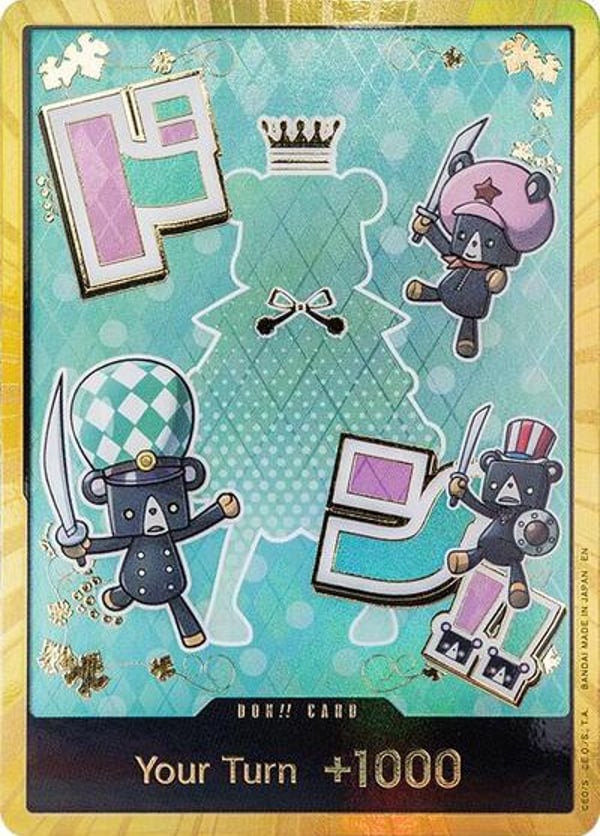 DON!! Card (Sugar) (Gold)  — English PRB-02 printing