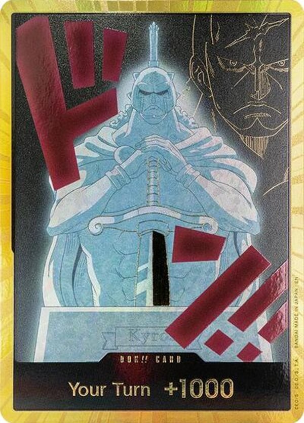 DON!! Card (Kyros) (Gold)  — English PRB-02 printing