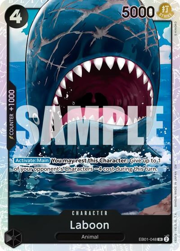 Laboon (Reprint) EB01-048 — English PRB-02 printing