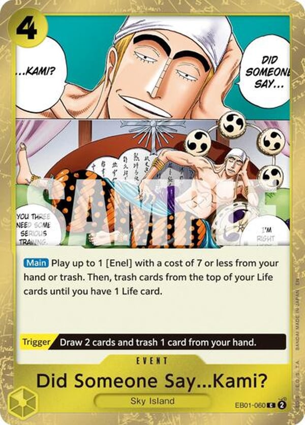Did Someone Say...Kami? (Pirate Foil) EB01-060 — English PRB-02 printing