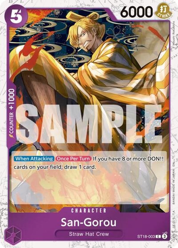 San-Gorou (Pirate Foil) ST18-003 — English PRB-02 printing