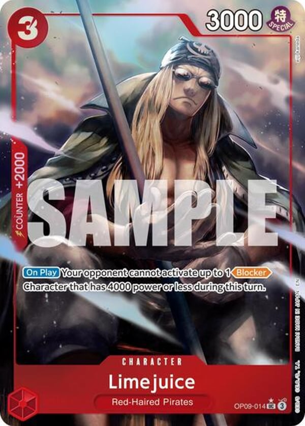 Limejuice (Alternate Art) OP09-014 — English PRB-02 printing