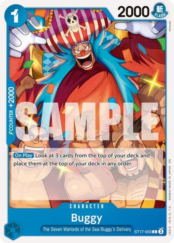 Buggy (Reprint) ST17-003 — English PRB-02 printing