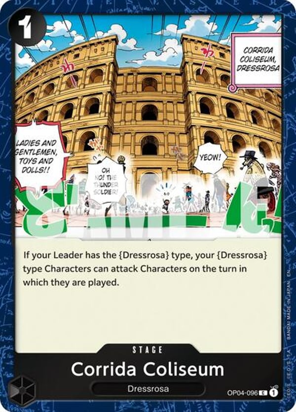 Corrida Coliseum (Pirate Foil) OP04-096 — English PRB-02 printing
