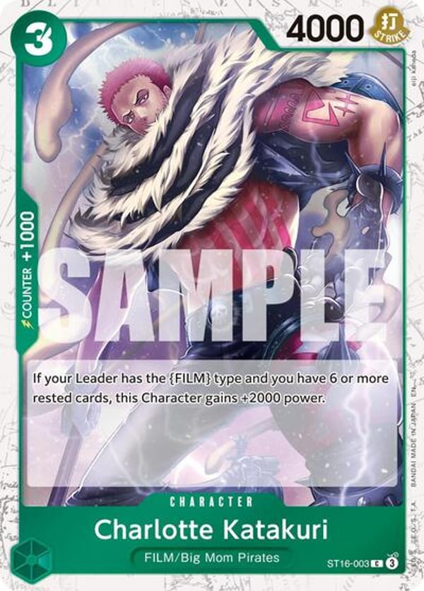 Charlotte Katakuri (Pirate Foil) ST16-003 — English PRB-02 printing