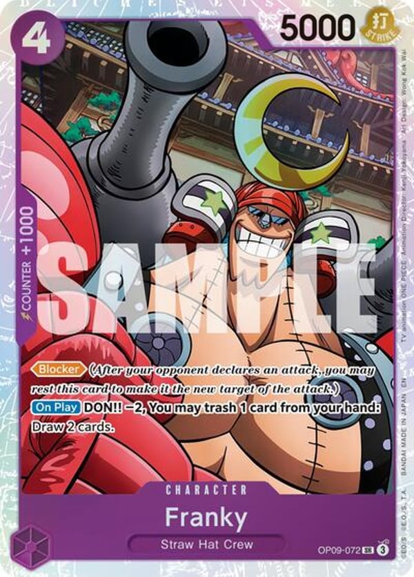 Franky (Reprint) OP09-072 — English PRB-02 printing