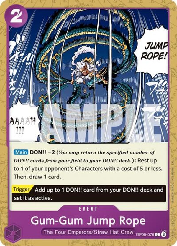 Gum-Gum Jump Rope (Reprint) OP09-079 — English PRB-02 printing