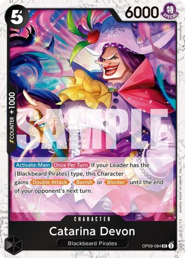 Catarina Devon (Pirate Foil) OP09-084 — English PRB-02 printing
