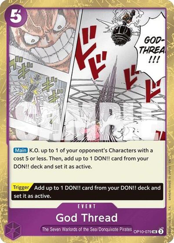 God Thread (Pirate Foil) OP10-079 — English PRB-02 printing