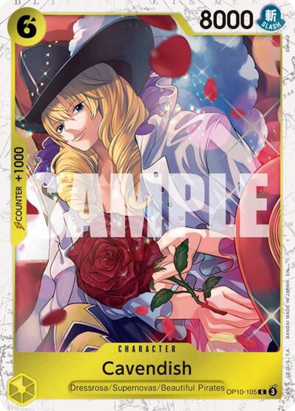 Cavendish (Pirate Foil) OP10-105 — English PRB-02 printing