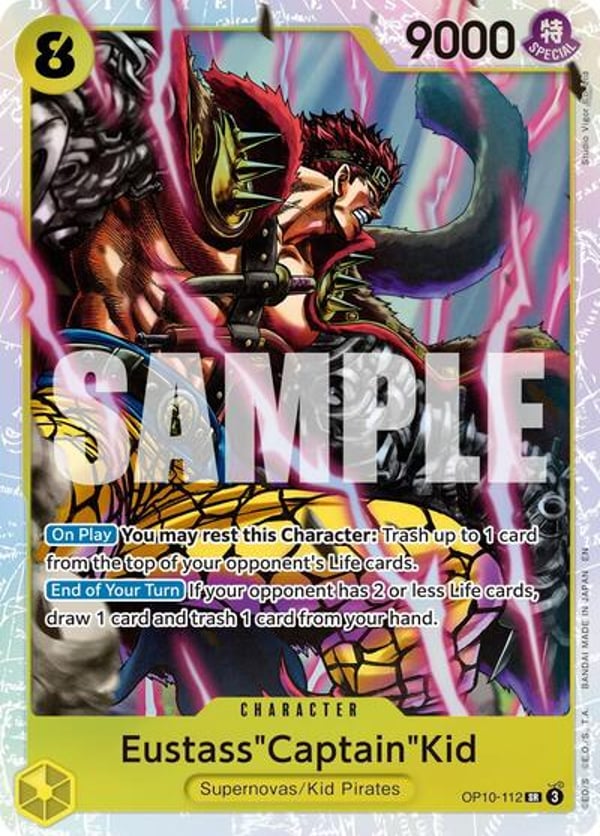 Eustass"Captain"Kid (Reprint) OP10-112 — English PRB-02 printing
