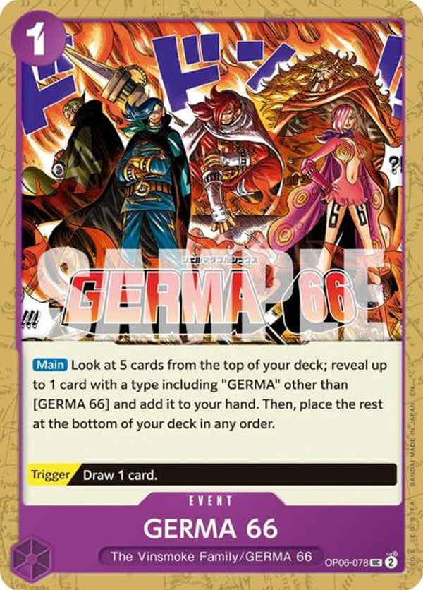 GERMA 66 (Reprint) OP06-078 — English PRB-02 printing