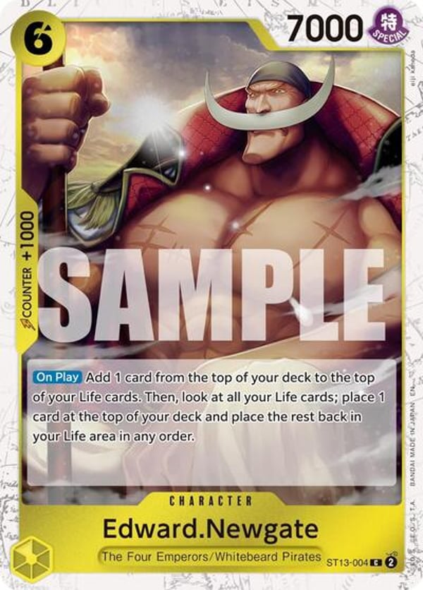 Edward.Newgate (Pirate Foil) ST13-004 — English PRB-02 printing