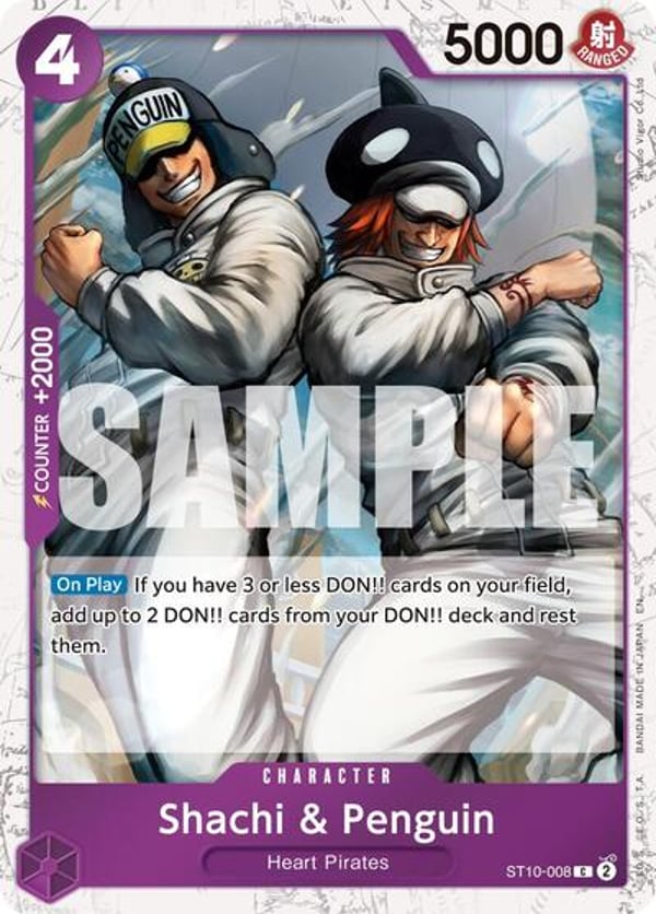 Shachi & Penguin (Pirate Foil) ST10-008 — English PRB-02 printing