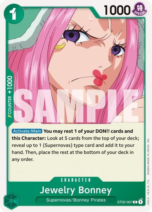 Jewelry Bonney (Reprint) ST02-007 — English PRB-02 printing
